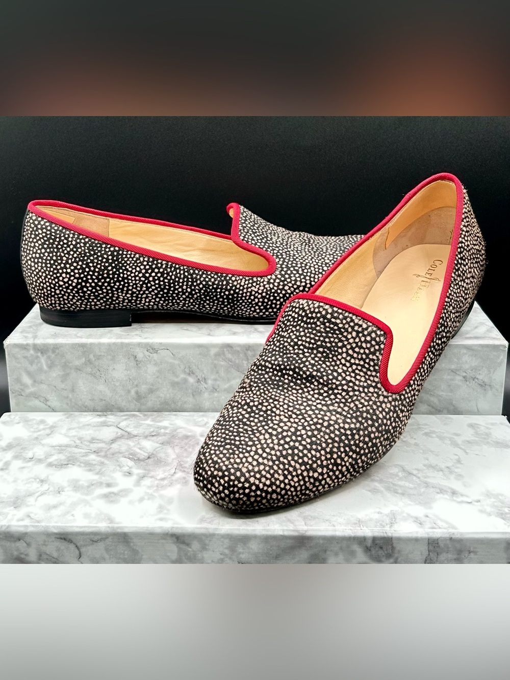 COLE HAAN Sabrina Loafers - Calf Hair . Size 8.5 B